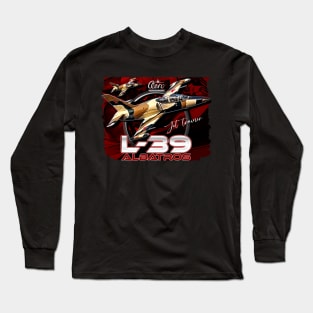 Aero L-39 Albatros Czechoslovakian Jet Powered Training Aircraft Long Sleeve T-Shirt